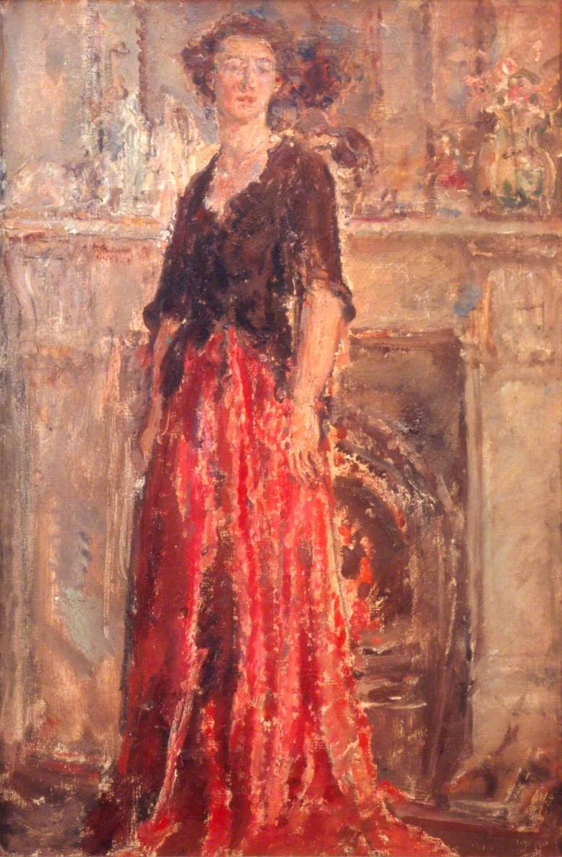Ethel Walker - La gonna rossa, Government Art Collection